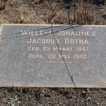 BOTHA Willem Johannes Jacobus 1874-1942 