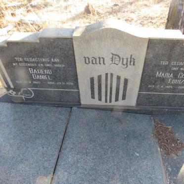 DYK Barend Daniel, van 1920-1979 & Maria Cornelia Louiza 1924-1996 