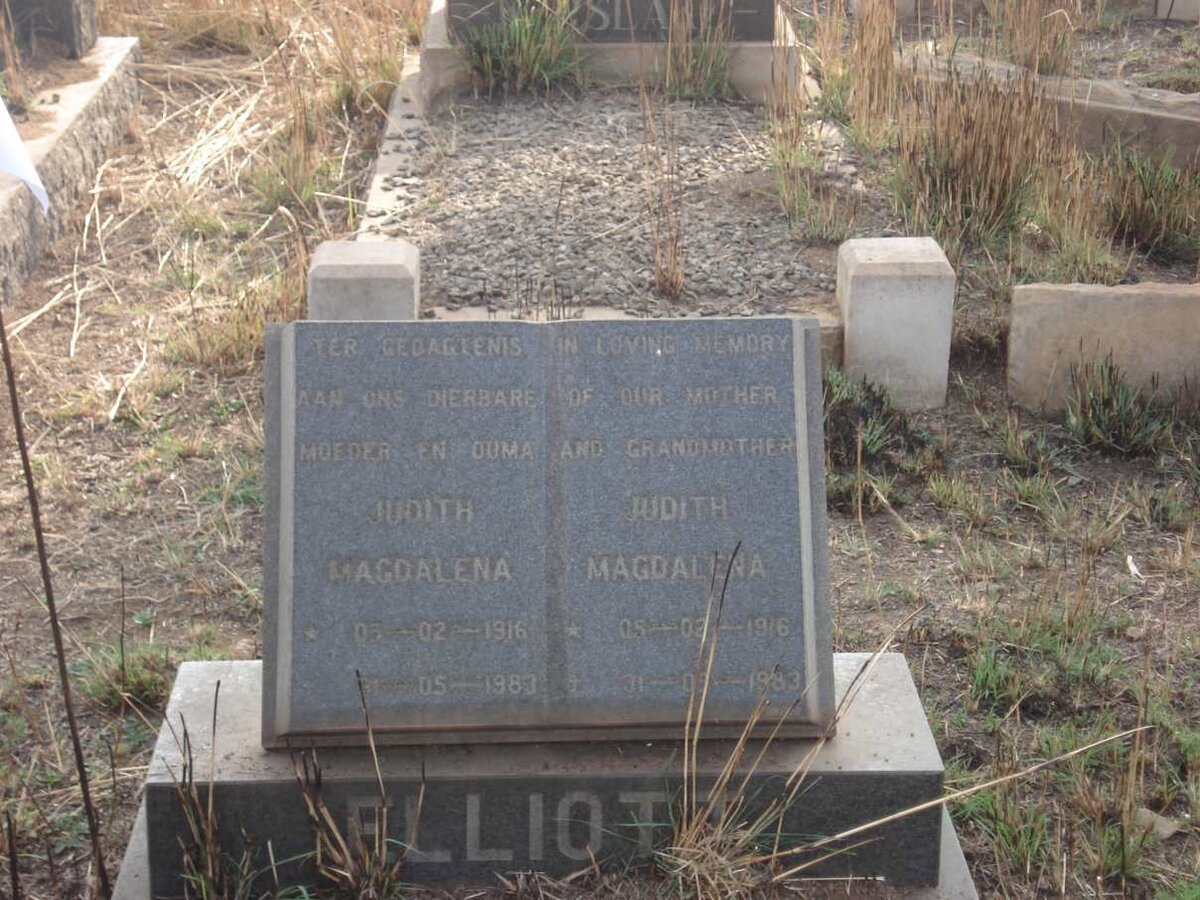 ELLIOTT Judith Magdalena 1916-1983