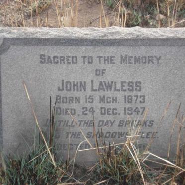 LAWLESS John 1873-1947