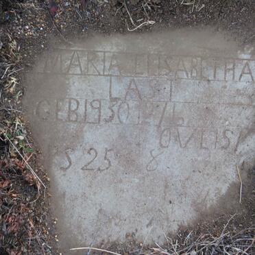 LAST Marta Elisabetha 1930-