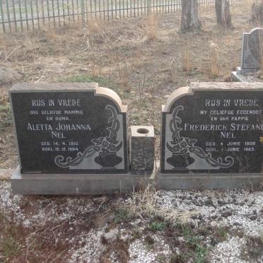 NEL Frederick Stefanus 1908-1963 &amp; Aletta Johanna 1910-1994