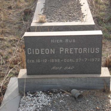 PRETORIUS Gideon 1898-1972