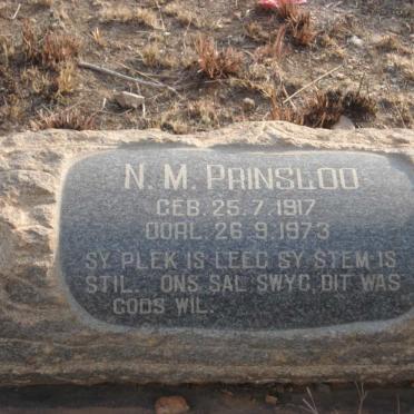 PRINSLOO N.M. 1917-1973
