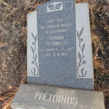 PRETORIUS Johanna Petronella nee VAN WYK 1873-1947