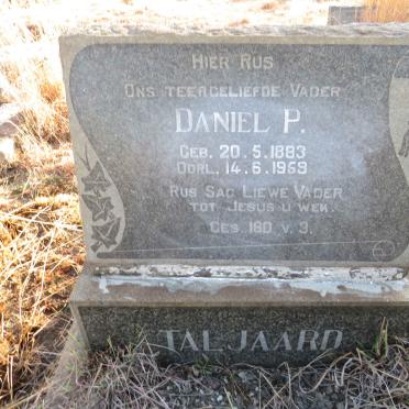TALJAARD Daniel P. 1883-1959 