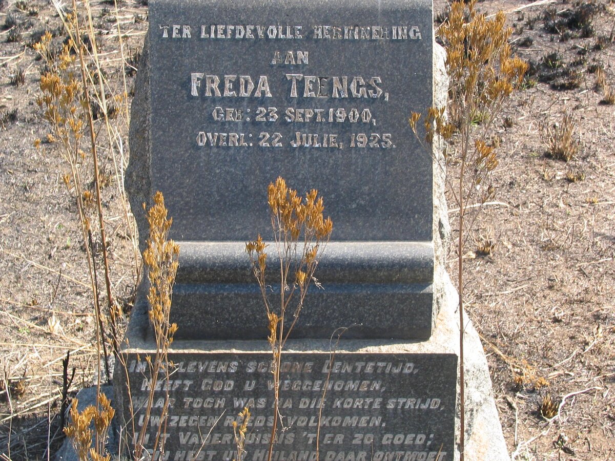 TEENGS Freda 1900-1925