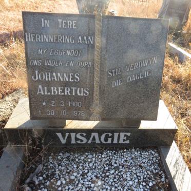 VISAGIE Johannes Albertus 1900-1978