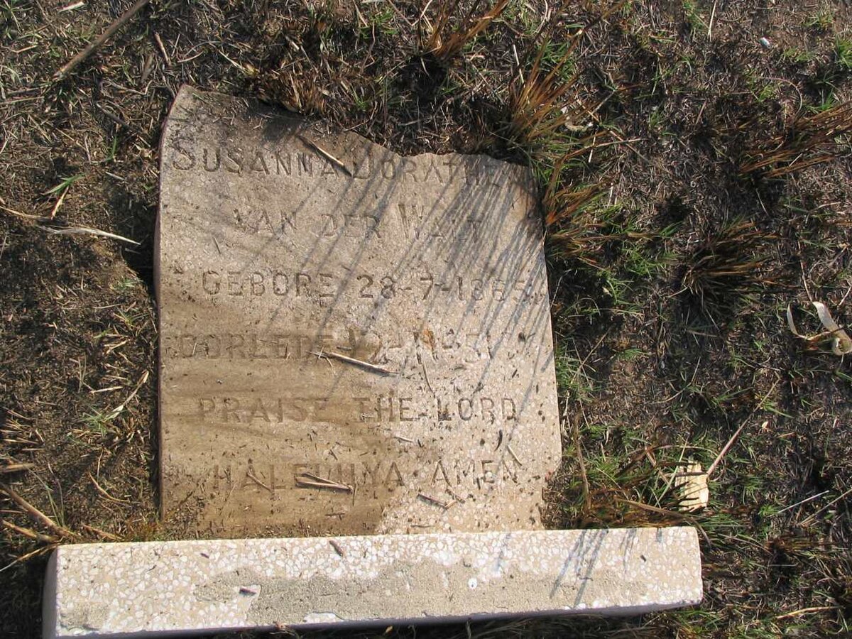 WALT Susanna Dorathea, van der 1865-1951