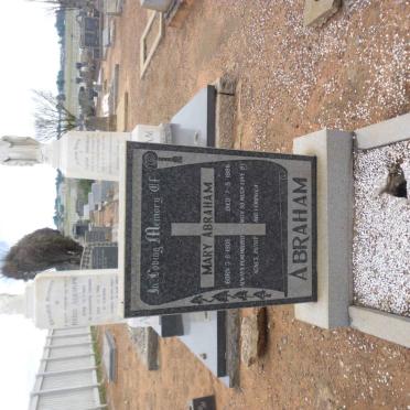 ABRAHAM Mary 1908-1986