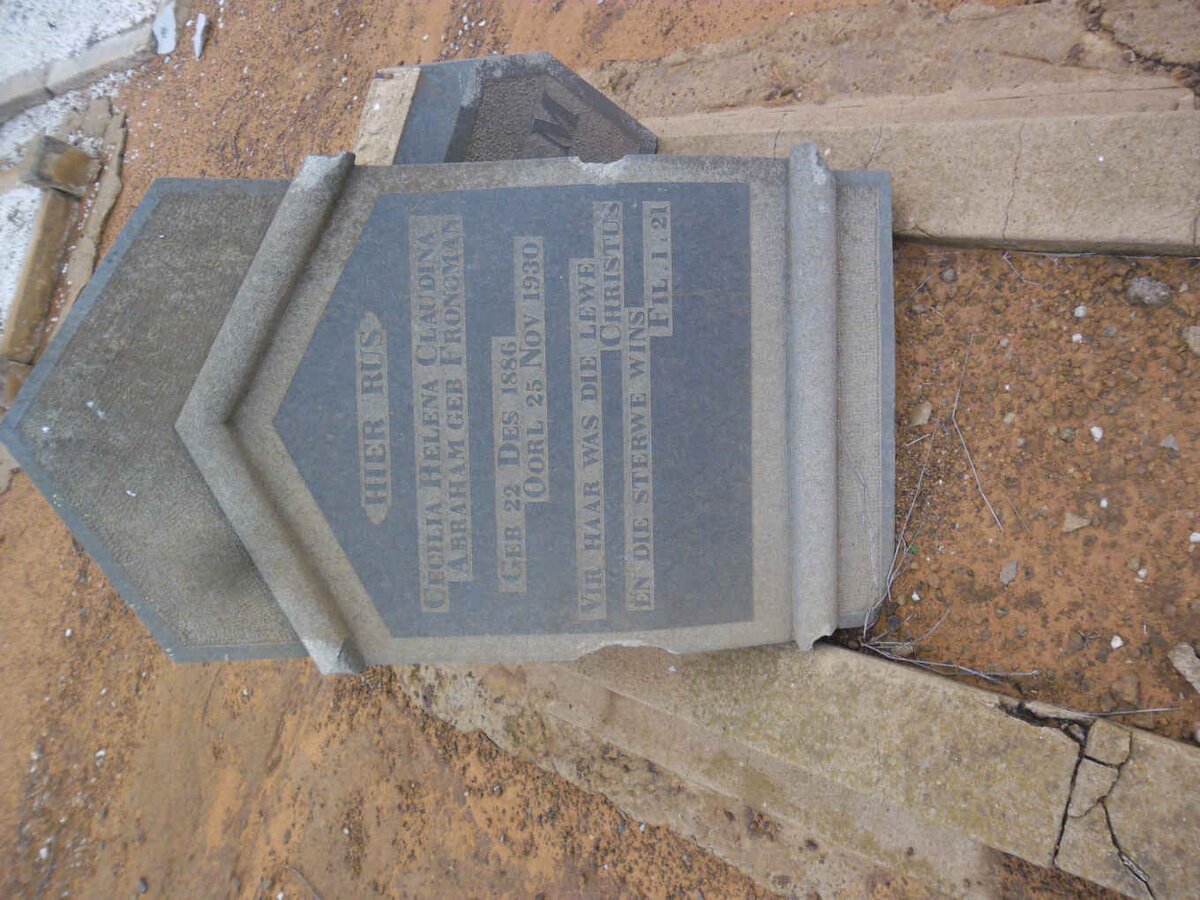 ABRAHAM Cecilia Helena Claudina nee FRONEMAN 1886-1930