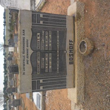 BOSHOFF Johannes Jacobus 1871-1953 &amp; Maria E.M. JOUBERT 1875-1946