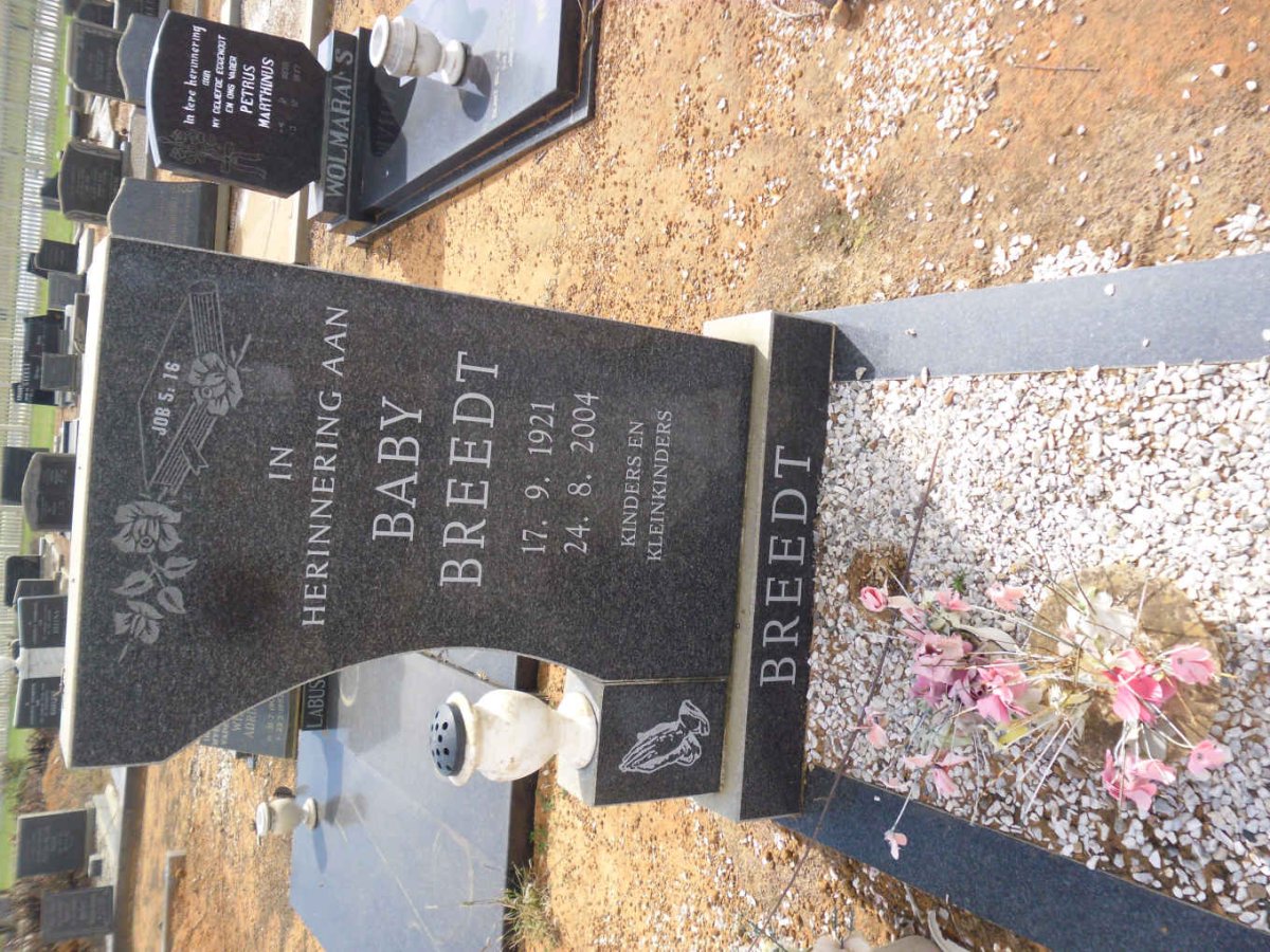 BREEDT Baby 1921-2004