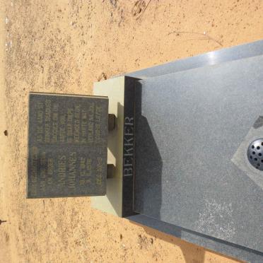 BEKKER Andries Johannes 1942-1976