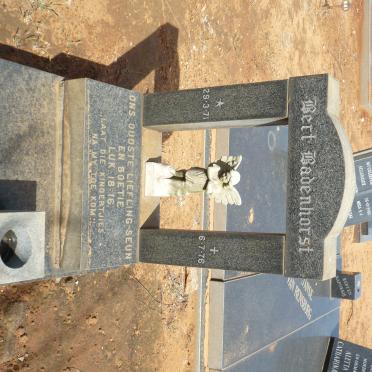 BADENHORST Bert 1971-1976