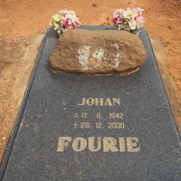 FOURIE Johan 1942-2000