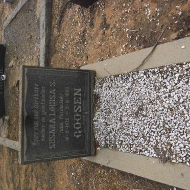 GOOSEN Susara Louisa S. nee POTGIETER 1872-1969