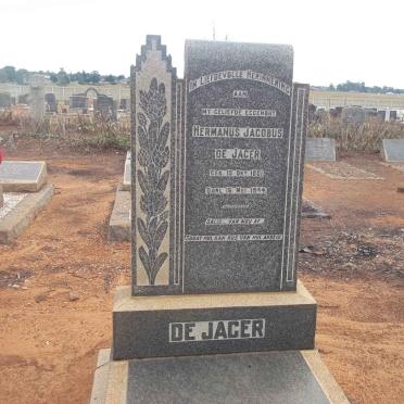 JAGER Hermanus Jacobus, de 1881-1944