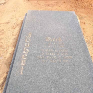 JOUBERT Freek 1947-1992