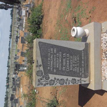 KRUGER Henrieta Cornelia nee VAN DE VENTER 1897-1971