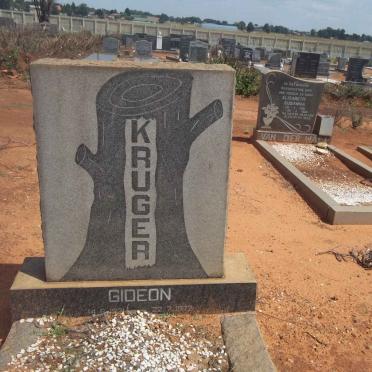 KRUGER Gideon 1921-1972