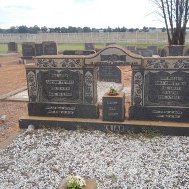 KILIAN Antonie Petrus 1871-1956 &amp; Dina Christina SWART 1878-1957