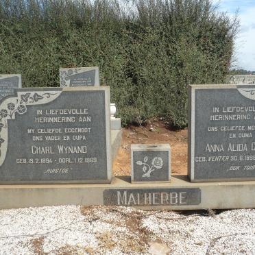 MALHERBE Charl Wynand 1894-1969 &amp; Anna Alida Cecelia VENTER 1898-1985