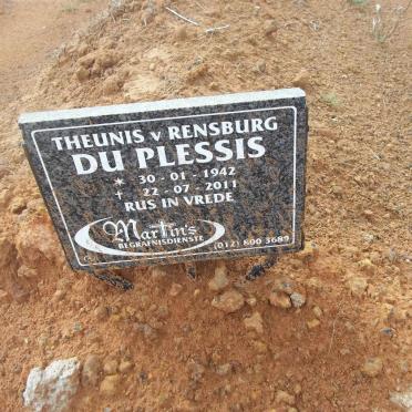 PLESSIS Theunis v. Rensburg, du 1942-2011