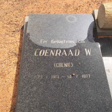 STOLTZ Coenraad W. 1913-1977 