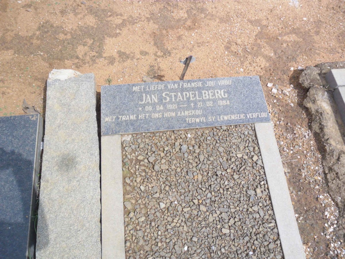 STAPELBERG Jan 1921-1984