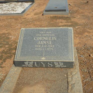 UYS Cornelis Janse 1953-1978