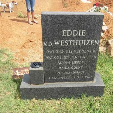 WESTHUIZEN Eddie, v.d. 1940-1987