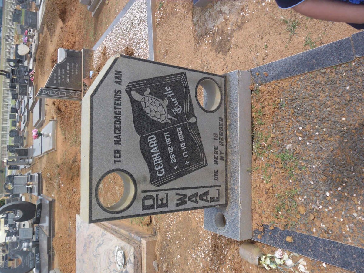 WAAL Gerhard, de 1971-1993