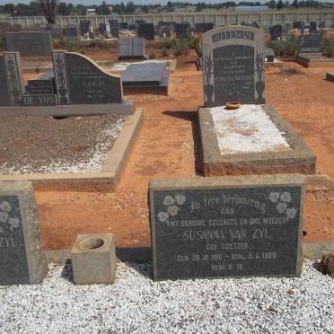 ZYL Gideon Jacobus, van 1904-1984 &amp; Susanna COETZER 1910-1968 