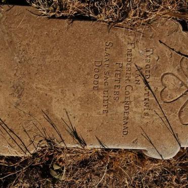 PIETERS Frederik Coenderaad