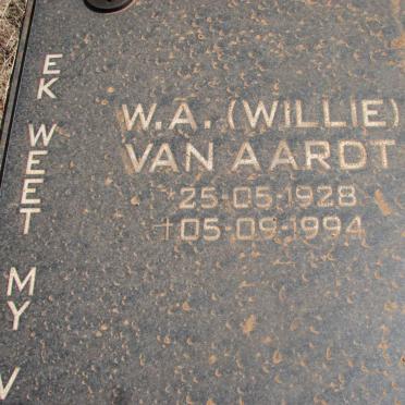 AARDT W.A., van 1928-1994