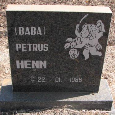 HENN Petrus 1986-1986