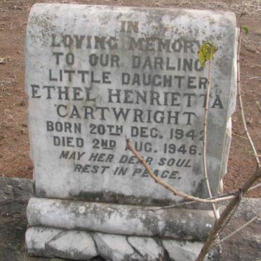 CARTWRIGHT Ethel Henrietta 1942-1946
