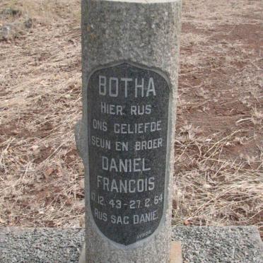 BOTHA Daniel Francois 1943-1964