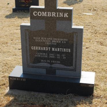 COMBRINK Gerhardt Martinus 1943-2008