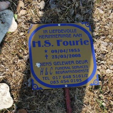 FOURIE H.S. 1953-2008