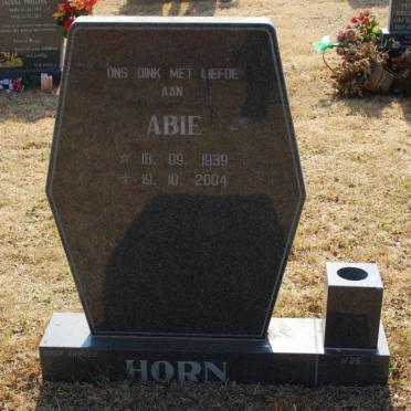 HORN Abie 1939-2004