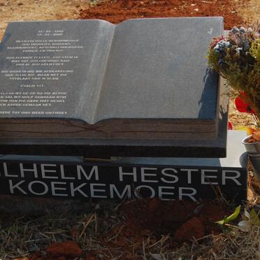 KOEKEMOER Wilhelm 1942-2009 &amp; Hester