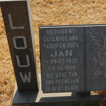 LOUW Jan 1930-1996