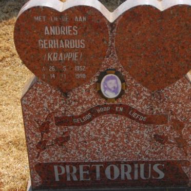 PRETORIUS Andries Gerhardus 1952-1998
