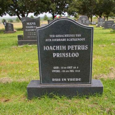 PRINSLOO Joachim Petrus 18?8-1919