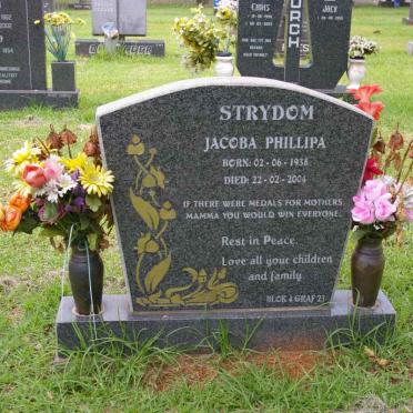 STRYDOM Jacoba Phillipa 1938-2004