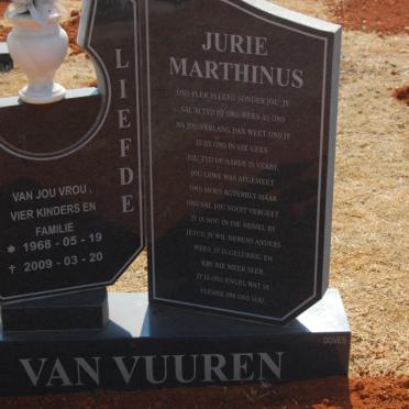 VUUREN Jurie Marthinus, van 1968-2009