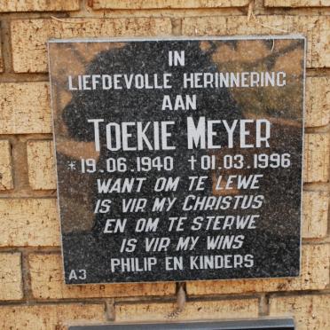 MEYER Toekie 1940-1996