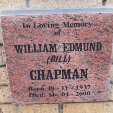 CHAPMAN William Edmund 1937-2000